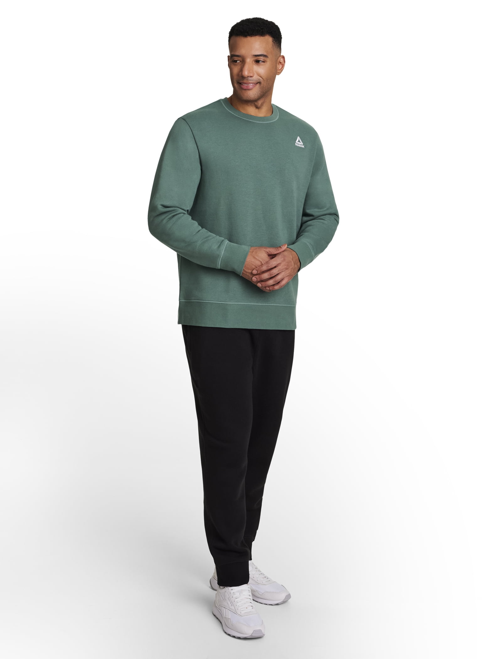 Reebok Men's and Big Men's Game Day Fleece Crewneck Sweatshirt, Sizes XS-5XL