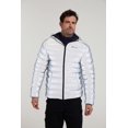 thumbnail image 3 of Mountain Warehouse Seasons Men's Padded Jacket Water Resistant Reflective Coat, 3 of 5
