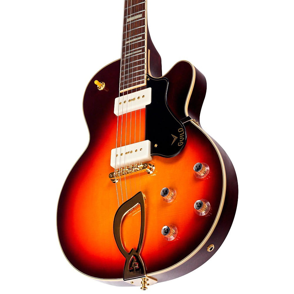 Guild M-75 Aristocrat Hollowbody Archtop Electric Guitar Antique Burst