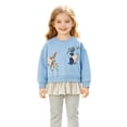 thumbnail image 6 of yboeqw Toddler Baby Girls Outfit Set Fall Long Sleeve Cartoon Print Pullover Sweatshirt and Pants 2 Piece,Size 5-6 Years, 6 of 9