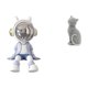 thumbnail image 1 of Figura decorativa de escritorio: Estatua de , escultura de gato, adorno creativo de resina, decoración de arte moderno, ideal para regalar,, 1 of 8