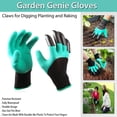 thumbnail image 4 of Como se ve en la televisión Garden Genie Claws Guantes impermeables resistentes a la perforación para cavar Plantación Raking Garden Genie gardengeniegloves, 4 of 4