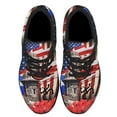 thumbnail image 2 of Puerto Rico American flag Shoes Sneakers for Women Men Black Size 10.5, 2 of 7