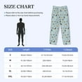 thumbnail image 4 of Lsque Cartoon Doodle Puppy Print Men's Pajama Pants, Lounge Pant - Comfortable Home Wear,Elastic Waistband, Stylish Design-XX-Large, 4 of 9
