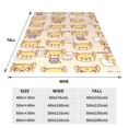 thumbnail image 2 of Aggretsuko Fleece Blanket Super Soft Cozy Throw Blanket 60"X50", Lightweight Fuzzy Comfy Flannel Blanket Warm Plush Throw Blankets For Couch, Sofa, Bed, 2 of 8