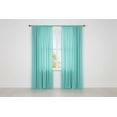 thumbnail image 3 of Solid Poplin Window Curtain or Photography Backdrop 58" Wide - Aqua, 3 of 5