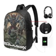 thumbnail image 2 of Mobile Suit Gundam Travel Laptop Backpack Bookbag Casual Daypack Computer Business Backpacks, 2 of 8