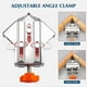 thumbnail image 3 of 90degree rightangle clamp engagement corner clamp with adjustable swing jaw aluminum welding switch clamp closed Lshape, 3 of 5