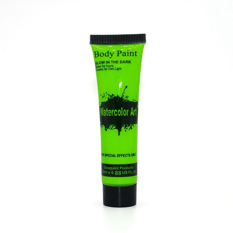 Glow In The Dark Body Paint Green 10ml Make Up Unisex main image 0