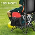 thumbnail image 3 of VEVOR Banc de Sport Pliant Portable à 8 Places Chaise de Camping Extérieure avec Sac de Transport, 3 of 9