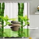 thumbnail image 4 of Cortinas de ducha impermeables 3D Cortina de baño de lino Decoración de baño Tipo 6 180x180cm Speravity HA6767-06B, 4 of 6