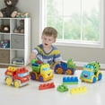 Kid Connection Light & Sound Block Vehicles Playset, 30 Pieces