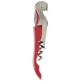 thumbnail image 4 of Corkscrew with Built-in Foil Knife and Bottle Opener, Silver/Red, GoodCook, 4 of 6