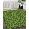 thumbnail image 2 of Ahgly Company Indoor Square Patterned Green Apple Green Area Rugs, 8' Square, 2 of 6