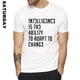 thumbnail image 2 of Camiseta divertida con diseño de inteligencia y citas formales de Stephen Hawking para hombres y mujeres, camiseta premium gráfica unisex para hombre, 2 of 5