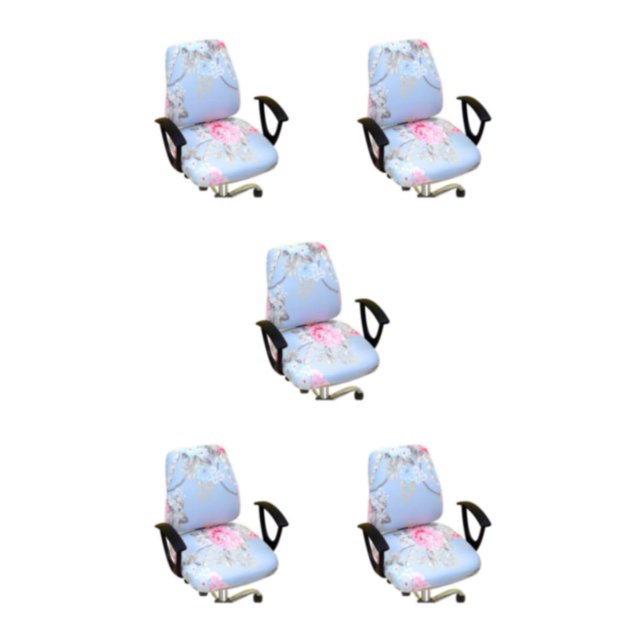 Yuarrent 2 fundas para sillas con estilo para oficina o silla de ordenador y efecto protector para silla de ordenador belleza nacional Type2 NO2