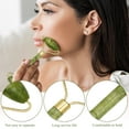 thumbnail image 5 of SPOKKI Jade Roller Gua Sha Set, Face Jade Roller & Guasha Scraping Massager Tool for Rejuvenate Face & Neck, Facial, Neck and Body Muscle Relaxing, 5 of 8