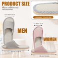 thumbnail image 3 of House Slipper Suhine Spa con punta abierta, antideslizante, 12 pares, unisex, 3 of 6