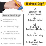 The Pencil Grip Writing CLAW Grip, Medium Size, 12 Count, Red/Blue, for Pencils and Utensils
