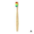 thumbnail image 1 of Bamboo Toothbrush Natural Biodegradable Wood Medium Bristles FAST C4S5, 1 of 4