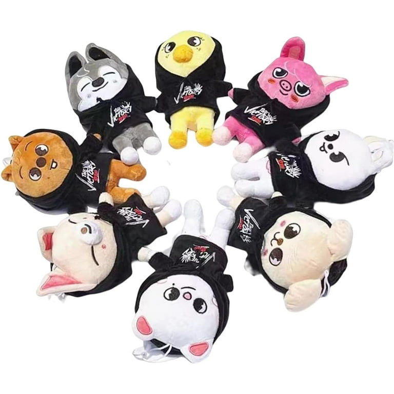 Skzoo Plushies Set of 8, 9.8-Inch Stray Kids Plush, Cute K-pop