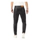 thumbnail image 5 of Pantalones De Mezclilla De Piel Sintética Para Hombre, 5 of 6