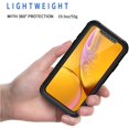 thumbnail image 4 of Seacosmo iPhone XR Case, [Built-in Screen Protector] Full Body Clear Bumper Phone Case Rugged Shockproof Protective, 4 of 5
