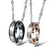 thumbnail image 1 of Collar colgante de acero inoxidable Amor eterno Anillo de plata para pareja Aniversario Navidad San Valentín Para él y para ella Fixer para hombres Mujeres, 1 of 5