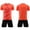 Orange, variant on Iyufng 2 Pieces Sports Outfit, Summer Printed Soccer Jersey and Shorts Set,Boys and Girls