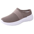 thumbnail image 3 of Havenx Women's Mesh Slippers Slip on Mules Clogs Backless Breathable Walking Mules Open Back Shoes with Arch Support Soft Soles Casual Outdoor Slippers,Coffee 37(US-6.5), 3 of 6