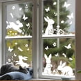 thumbnail image 5 of Easter Bunny Window Poster With Cartoon Design, Self Adhesive Backing And Waterproof Material For Window Decoration, Living Room Decor And Party Celebration, 5 of 6