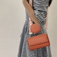 thumbnail image 4 of Small Solid Color Shoulder Bag for Women Zipper Crossbody Bags PU Leather Satchel with Detachable Coin Pouch for Daily Use Commuting Shopping, 4 of 8