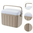 thumbnail image 6 of QccHieUs Cooler Box Hot/Cold Retention Cooler Carrier Versatile Personal Beverage Storage Khaki, 6 of 9