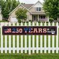 thumbnail image 3 of Kicpot Happy 4th of July Banner (118.1x19.7 Inches), Independence Day Banner for Outdoor Use, Memorial Day Patriotic Decorations for Yard and Garden, 3 of 5