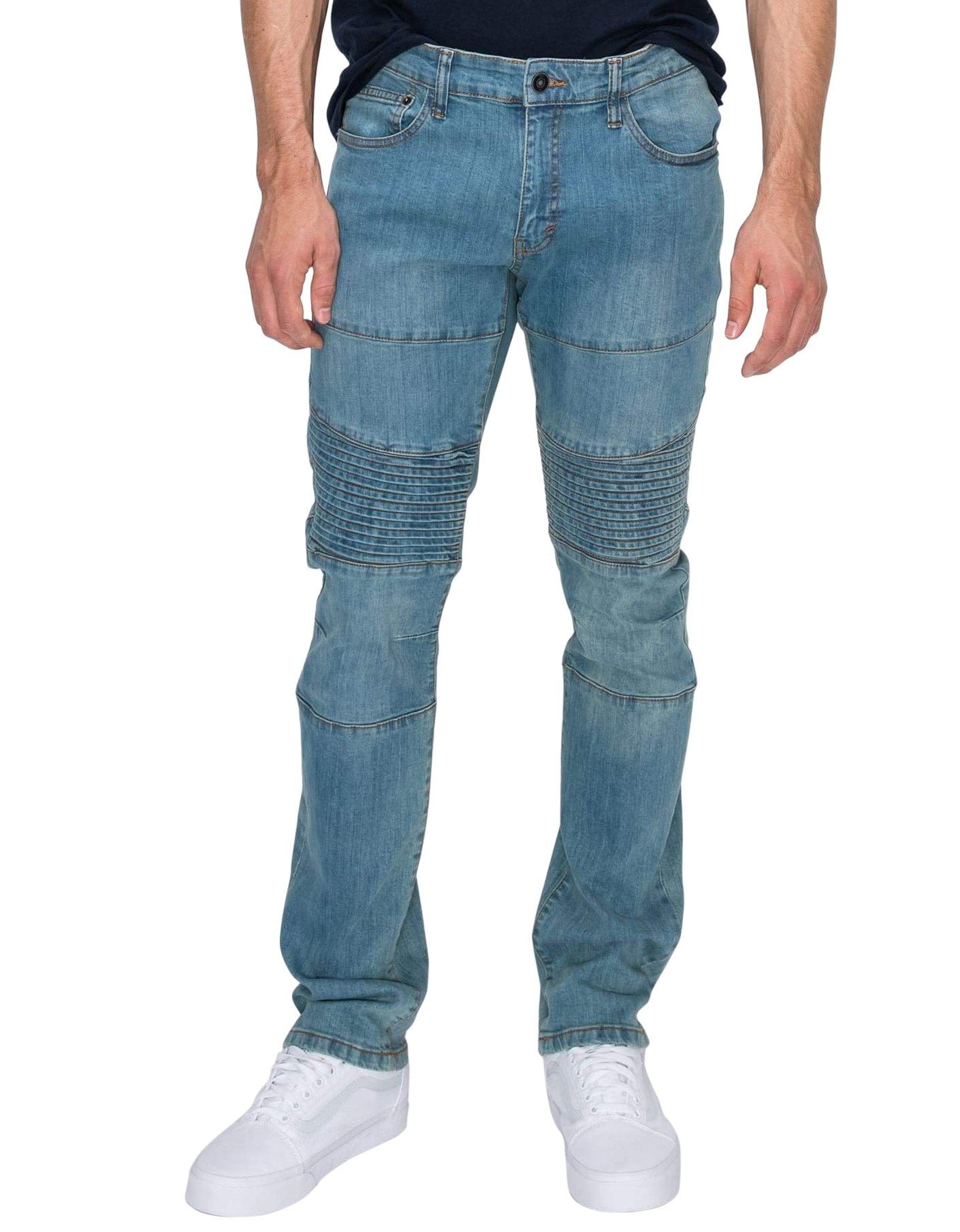 Thrill Slim Fit Moto Stretch Jeans 