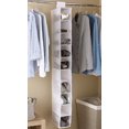 thumbnail image 1 of Mainstays 10 Compartment Closet Organizer, 10-Shelf Shoes and Other Accessories Hanging Organizer, White for Adult, 1 of 9