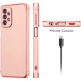 thumbnail image 4 of for Samsung Galaxy A33 5G Case Luxury Plating Case Cover Slim Lightweight Glossy Bling Phone Case Soft TPU Shockproof Bumper Case Electroplated Case,Pink, 4 of 6