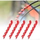 thumbnail image 4 of 10 Pcs Bicycle Cable Sleeve Spiral Rubber Sleeve 60mm Black Bicycle Cable Protectors compatible Mtb Bike Shift Brake Cable, 4 of 5
