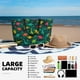 thumbnail image 5 of Fotbe Colorful Dinosaurs Bolsa de Viaje para Playa - Resistente al Agua, Bolsa Tote de Gran Capacidad y Ligera con 7 Bolsillos para Mujeres y Hombres, 5 of 7