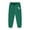 1-Dark Green160, variant on Whouriu Boys Jogger Pants Dinosaur Print Straight Leg Elastic Waist Sweatpants, Sizes 2-13