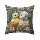 thumbnail image 2 of Funda de Almohada de Punto de Pelo Corto con Patrones de Pelusa, Suave y Acogedora, Decorativa para Sofá Cama., 2 of 6