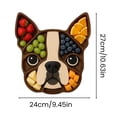 thumbnail image 6 of Dserhfy Dog Themed Charcuterie Platter Dog Shape Rustic Cheese Board Wooden Serving Tray for Party Treats Fruits Meats Snacks Housewarming Gift, 6 of 8