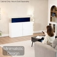 thumbnail image 5 of VIVO White Motorized Vertical Lift Concealed TV Cabinet, Hold 32”-55” TVs, 5 of 8