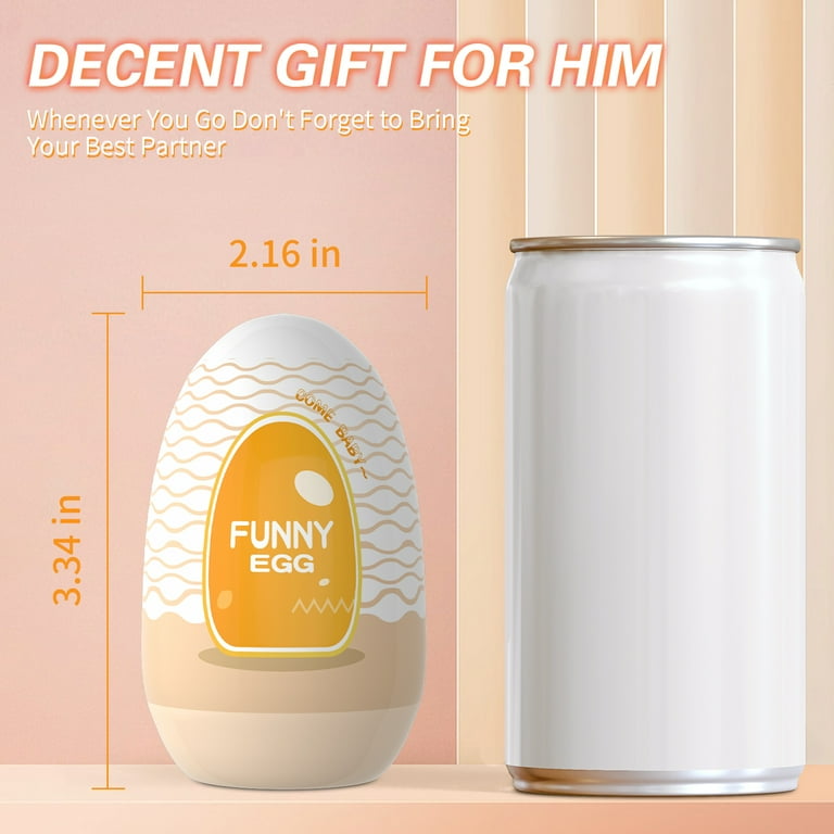 MonNn Male Masturbator Egg, 6 Pack Portable Pleasure Pocket Stroker with 3D  Textured Ultra Soft Stretchy, Adult Male Sex Toys for Men - Walmart.com