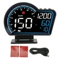 thumbnail image 1 of Pantalla HUD para automóvil Dirección de velocidad Distancia de conducción Alarma de exceso de velocidad Pantalla HD GPS Velocímetro digital Universal para vehículo, 1 of 5