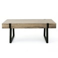 thumbnail image 2 of Faux Wood Coffee Table In Canyon Grey, 43.68" L X 23.74" W 16.82" H, Strong Metal Legs, Top Surface 43.68"l 23.74"w 16.82"h Table, Board, 2 of 6
