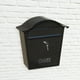 thumbnail image 4 of Buzón de correo Buzón de pared Buzón de sugerencias de metal Porta periódicos Buzón de correos Negro, 4 of 9
