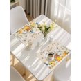 thumbnail image 5 of White Daisy Placemats Set of 4, Spring Floral Bees Elegant Pastoral Botanical Placemats for Dining Table, Place Mats for Kitchen Tabletop, Waterproof Wipeable Dining Table Mats Set, 5 of 9