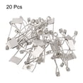 thumbnail image 3 of Unique Bargains 53x19mm Fix Clamps for Ceiling Lamp Recessed Light Downlight Spring Clips 20 Pack, 3 of 5