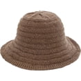 thumbnail image 6 of CoCopeaunts Women Bucket Hat Autumn Winter Soft Comfort Fisherman Hat Ladies Fashion Solid Color Packable Knitted Basin Hat, 6 of 8